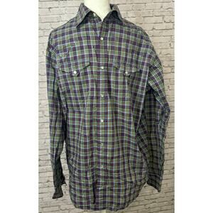 Daniel Cremieux Men's Western Style With Pearl Snaps Size Large